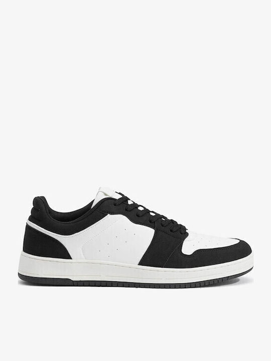 Ανδρικά Sneakers Λευκά-μαυρα