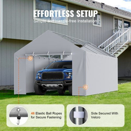 Vevor Seite für Kiosk Gray 6.096m