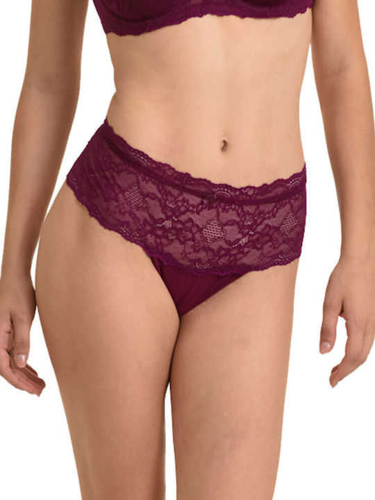 Miss Rosy Cotton High-waisted Women's Brazil Bordeaux