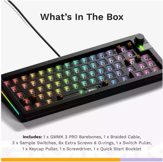 Glorious Gmmk 3 Pro 65% Barebone-Tastatur