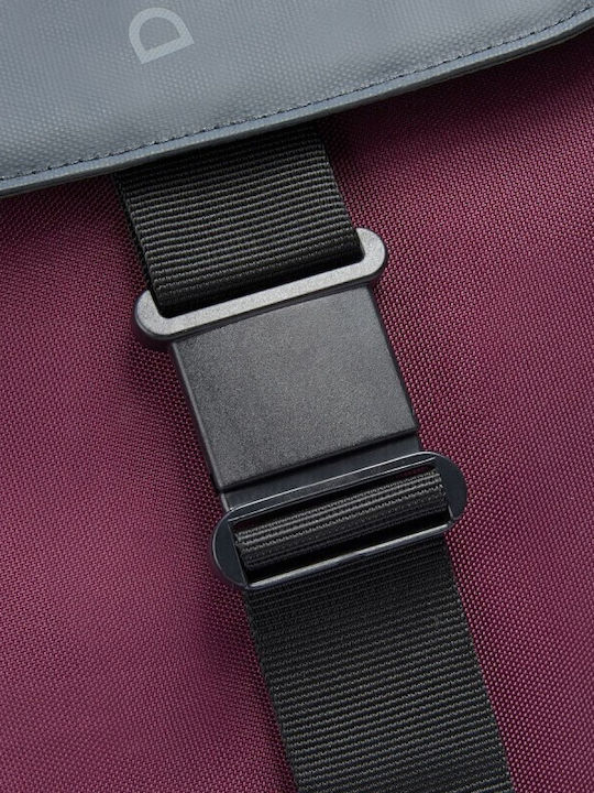 Delsey Securflap Τσάντα Πλάτης για Laptop 15.6" σε Μπορντό χρώμα