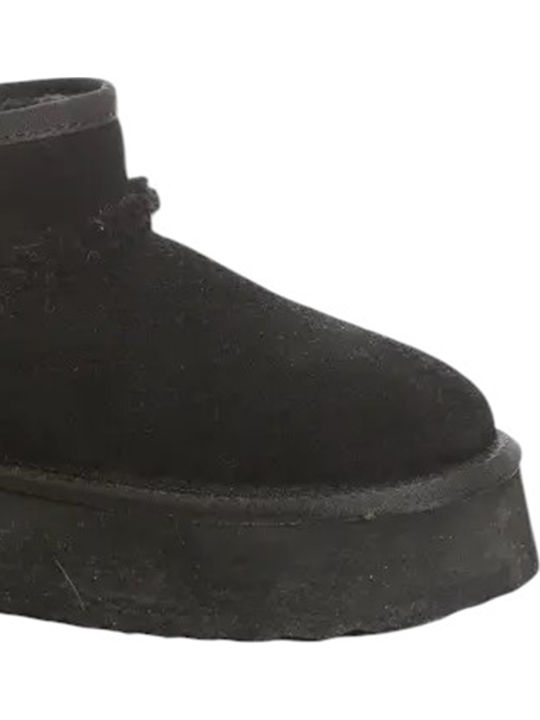 Funky Buddha Μποτάκια Μαύρα