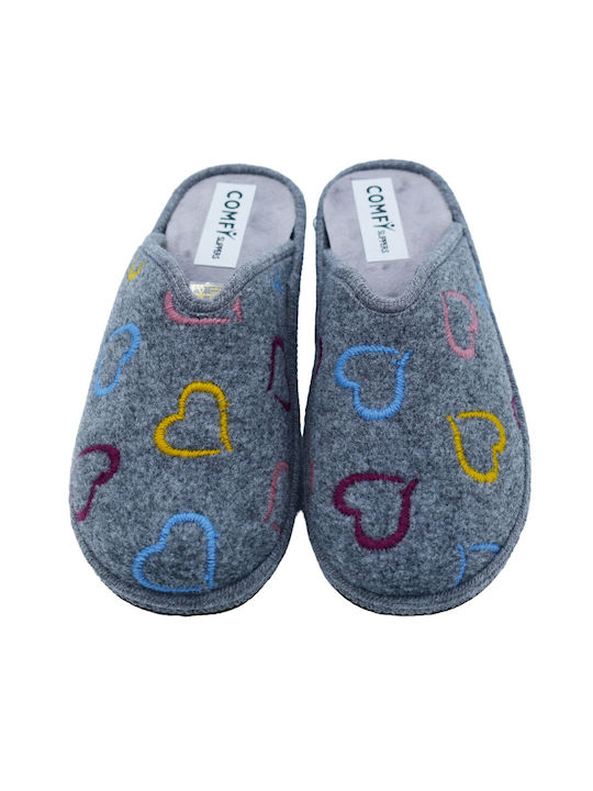 Comfy Anatomic Anatomical Women's Slippers in Gray color