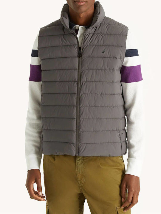 Nautica Sleeveless Jacket Puffer Gray