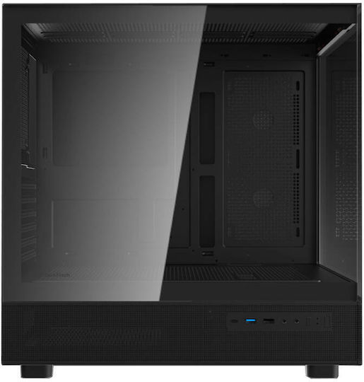 Darkflash DPX90 Gaming Middle Tower Carcasă Calculator cu Fereastră Laterală Negru