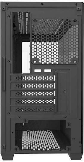 Darkflash C218M Gaming Midi Tower Κουτί Υπολογιστή με Πλαϊνό Παράθυρο Μαύρο