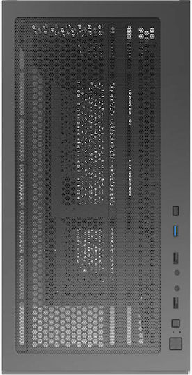 Darkflash C218M Gaming Midi Tower Κουτί Υπολογιστή με Πλαϊνό Παράθυρο Μαύρο