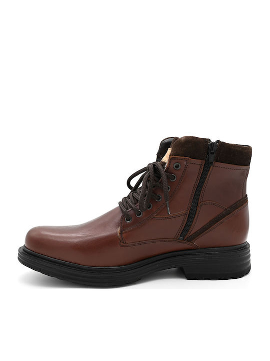 Leather Brown Men's Boots Anatomical