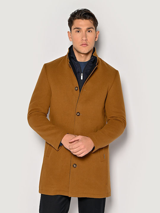 Sogo Men's Coat Brown