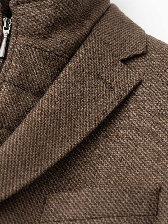 Ανδρικό Παλτό Brown
