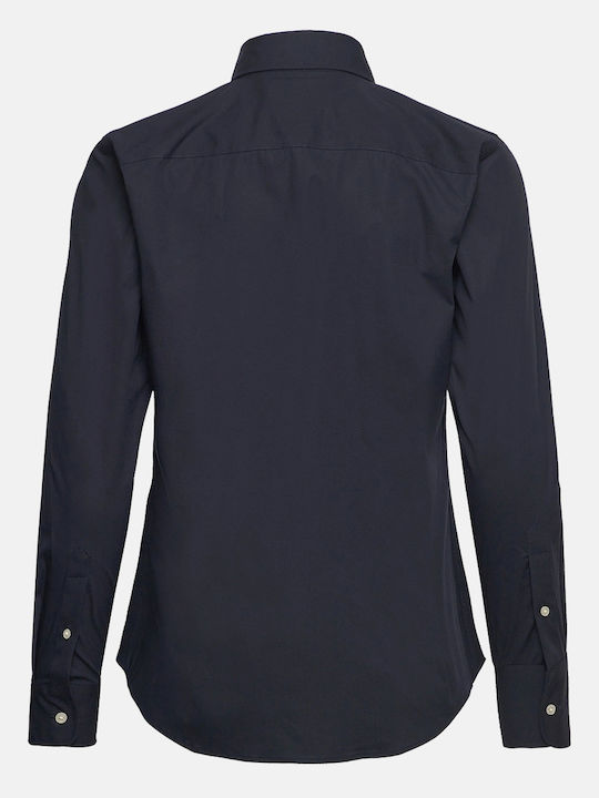 Langärmelig Damen Hemd Dark Blue