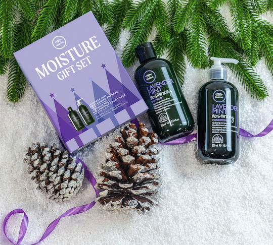 Paul Mitchell Μoisture Комплект за Грижа за Коса с Шампоан и Балсам