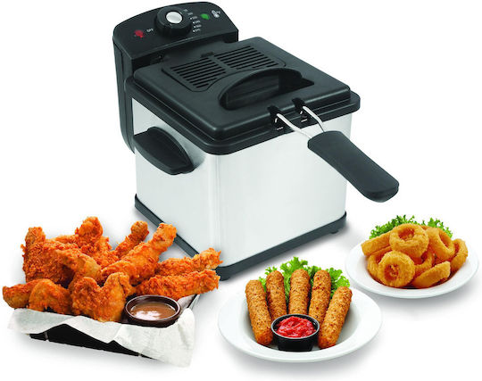 Crown CDF-1210IX Oil Fryer 1.2lt White