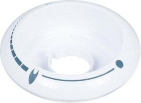 White Arctic Decor Button 250944454