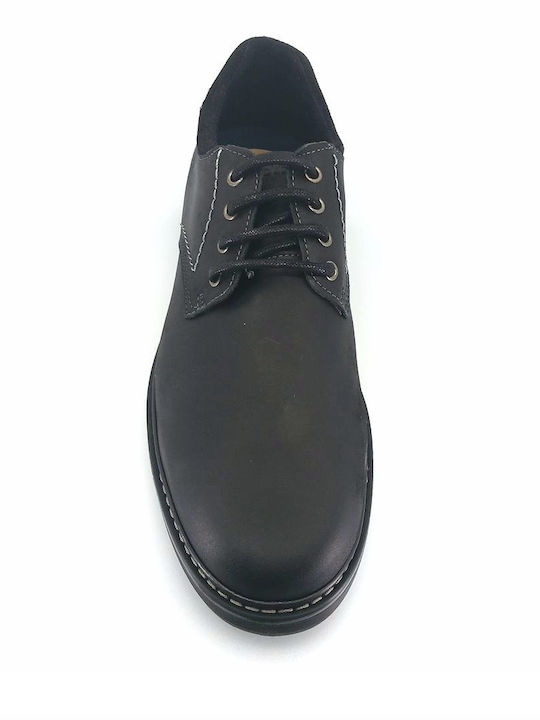 Men's Leather Casual Shoes Black