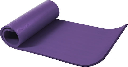 Optimum Στρώμα Γυμναστικής Pilates Μωβ (183x61x1.5cm)