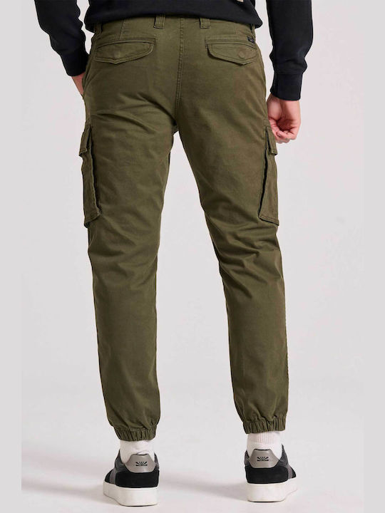 Funky Buddha Trousers Cargo Dusty Olive Khaki