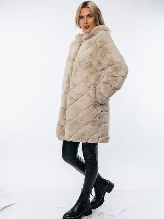 Women's Short Fur Black