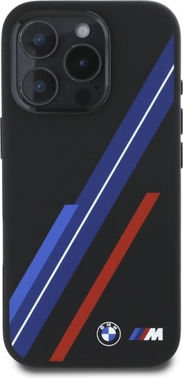 BMW Silicone Random Lines Magsafe Back Cover Πλαστικό / Σιλικόνης Μαύρο (iPhone 16 Pro Max)