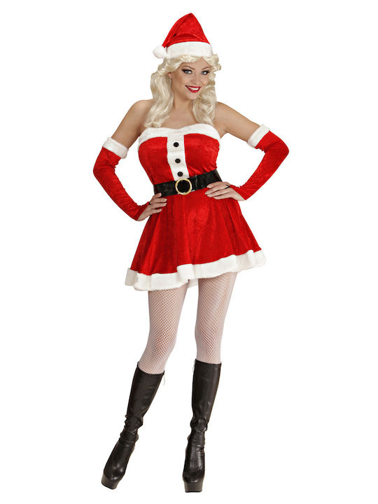 Weihnachtskostüm Weihnachtsfrau Santas kleiner Helfer Rot
