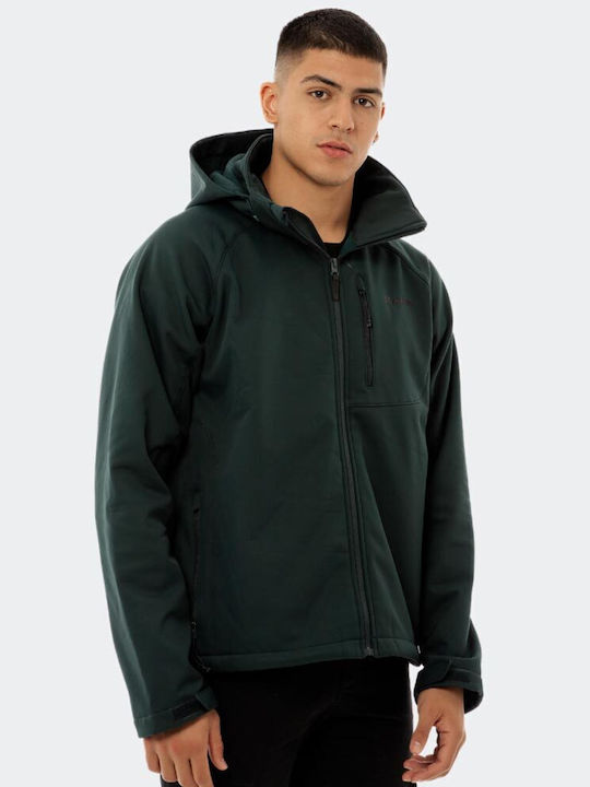 Be:Nation Winter Jacket Softshell Waterproof and Windproof Dark Green