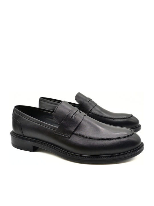 Men's Leather Moccasins Black