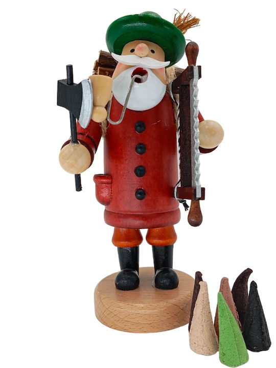 Decorative Figure Smoker Lumberjack Dimensions 15x6x7cm
