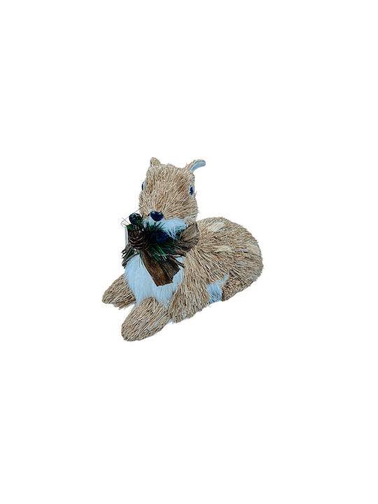 Christmas Figure Deer Beige Height 22cm
