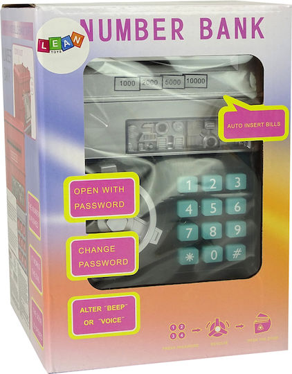 Leantoys Electronic Safe Piggy Bank Saving Silver Code 9689783 5904204757225