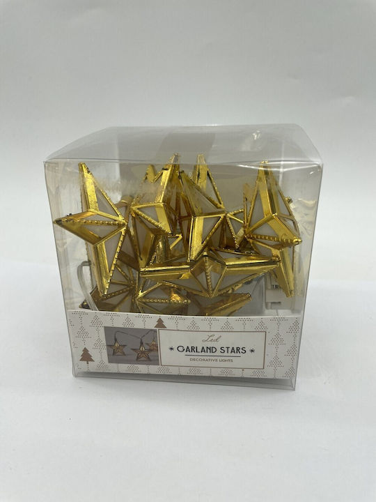 blokker Lighted Christmas Garland Gold 160x5cm 1pc