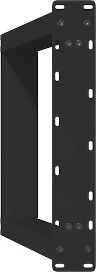 Vidaxl Πόδια Τραπεζαρίας Σχήμα U 2 Τεμ Μαύρο 60x 72-73 Cm Χάλυβας Μαύρο