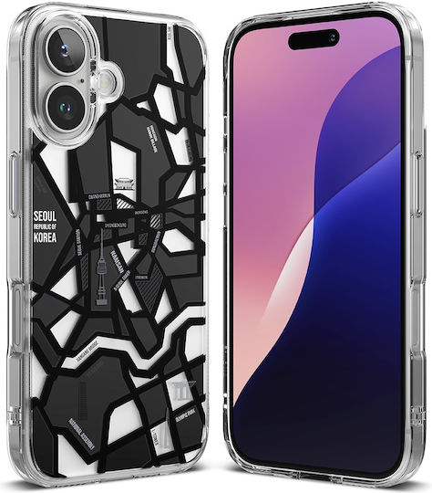 Ringke Fusion Back Cover Silicone Black (iPhone 16 Plus)