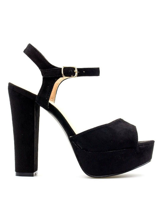 Black Sandal with Black Fiapa