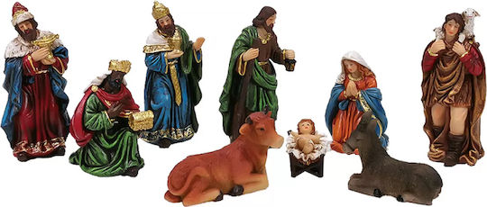 Weihnachtliche Figur Krippe 9Stück