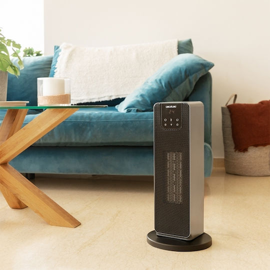 Cecotec Readywarm 2000 Max Κεραμικό Αερόθερμο Δωματίου Δαπέδου Μαύρο 2000W