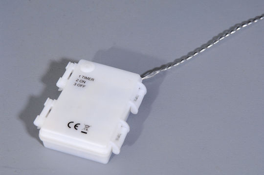 200 Lichterketten LED 3m. x 70cm Warmes Weiß Batterie Typ Regen