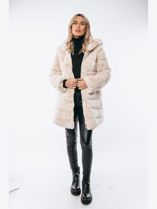 Women's Short Fur Black