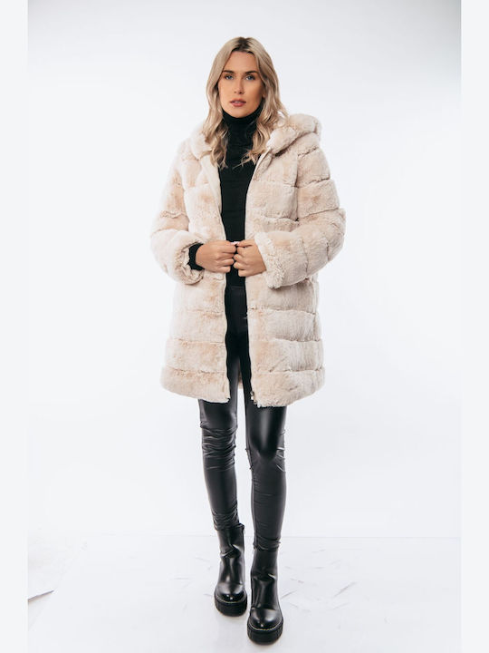 Women's Short Fur Black