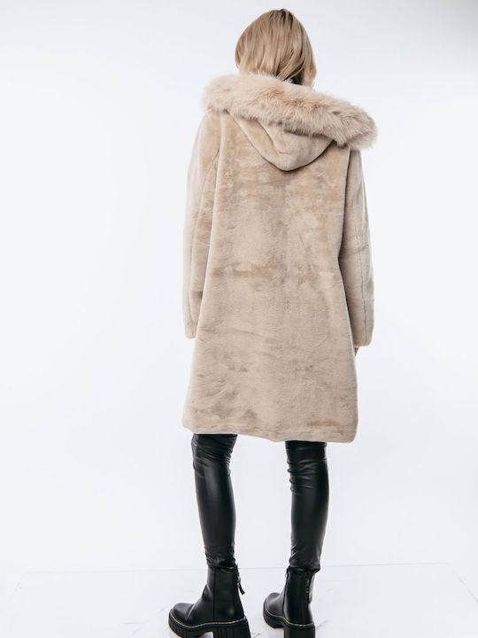 Women's Short Fur Black
