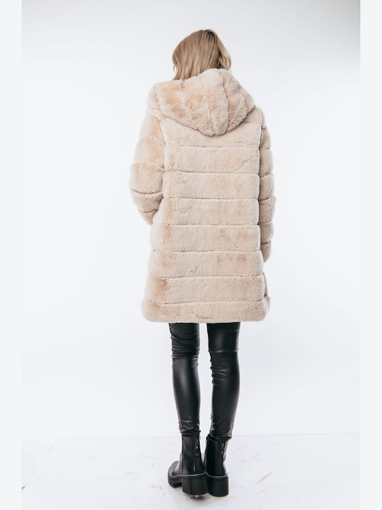 Women's Short Fur Black