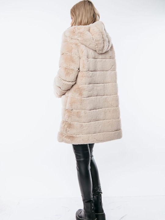 Women's Short Fur Black