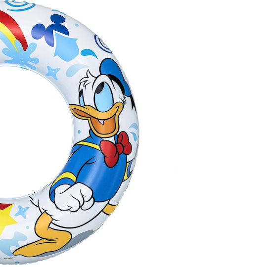 Bestway Ring Kids' Swim Ring Mickey for 3-6 Years Old White Mickey and Donald