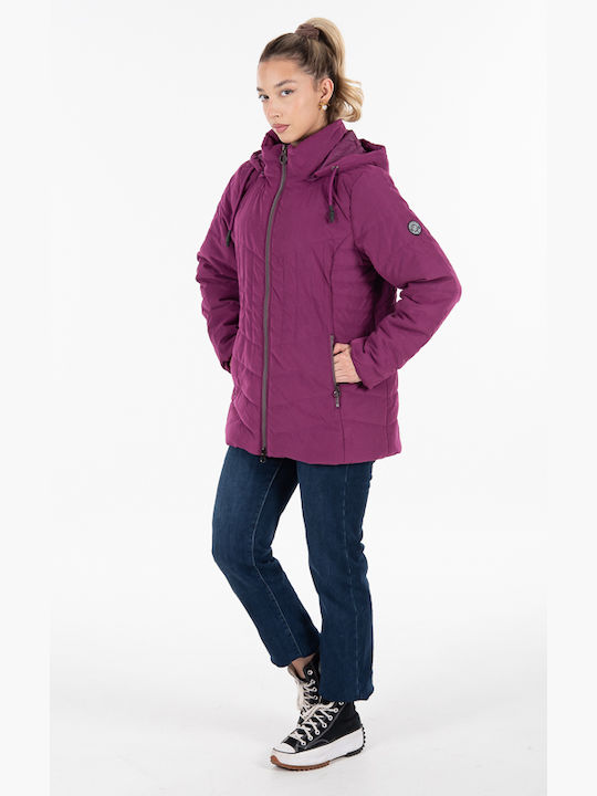 Navigazione Suede Jacket Magenta