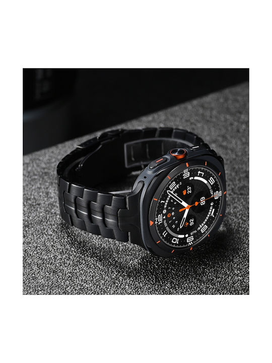 Techsuit Curea Oțel inoxidabil Portocaliu (Samsung Galaxy Watch Ultra, Samsung)