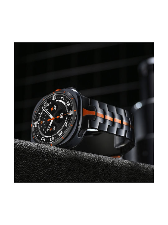 Techsuit Curea Oțel inoxidabil Gri (Samsung Galaxy Watch Ultra 47mm, Samsung)