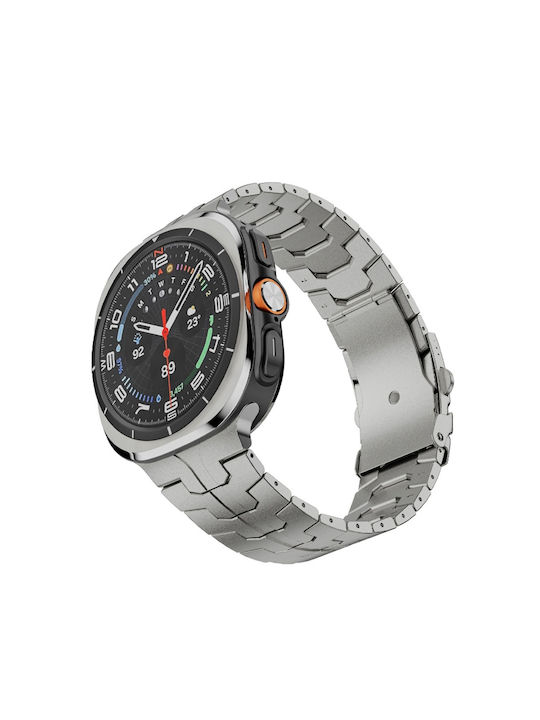 Techsuit Curea Oțel inoxidabil Gri (Samsung Galaxy Watch Ultra 47mm, Samsung)