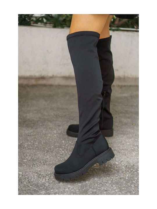 Over the Knee Women's Boots Black