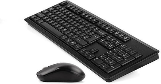 A4Tech 4200N Ασύρματο Σετ Πληκτρολόγιο & Ποντίκι Αγγλικό UK
