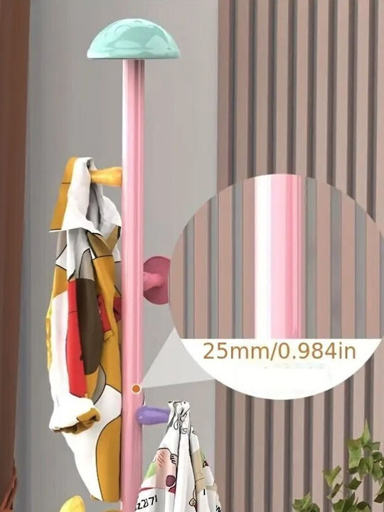 Cuier pentru copii în formă de ciupercă colorată 30x170cm Vc2820 5206753047018