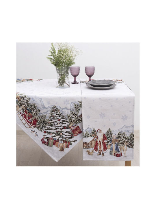 Dimeco Christmas Tablecloth Runner Fabric Multicolour L45xW140cm.